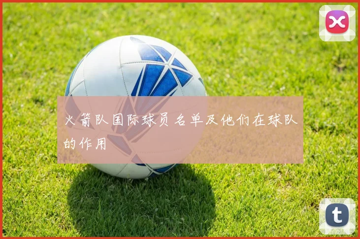 火箭队国际球员名单及他们在球队的作用
