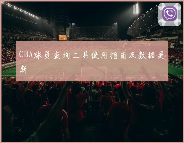 CBA球员查询工具使用指南及数据更新